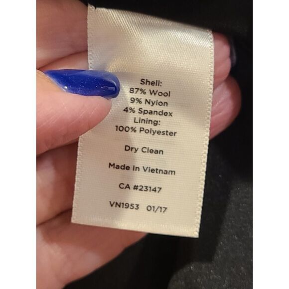 Talbot's Little Black Sheath Dresswith Ruffle Shoulder Detail | Petite 10 NWT - Picture 7 of 11